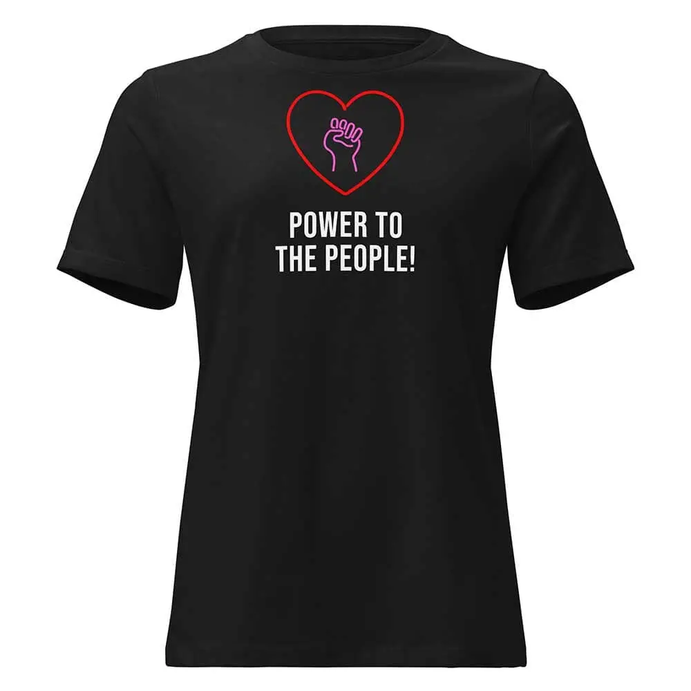 Power To The People Women's Fit T-Shirt - Indivisible 1