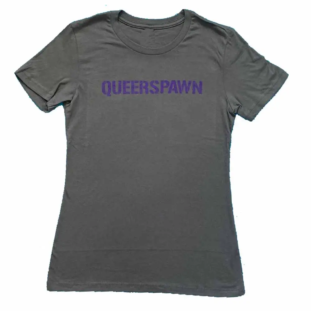 "Queerspawn" Femme Fit T-Shirt - Colage 1