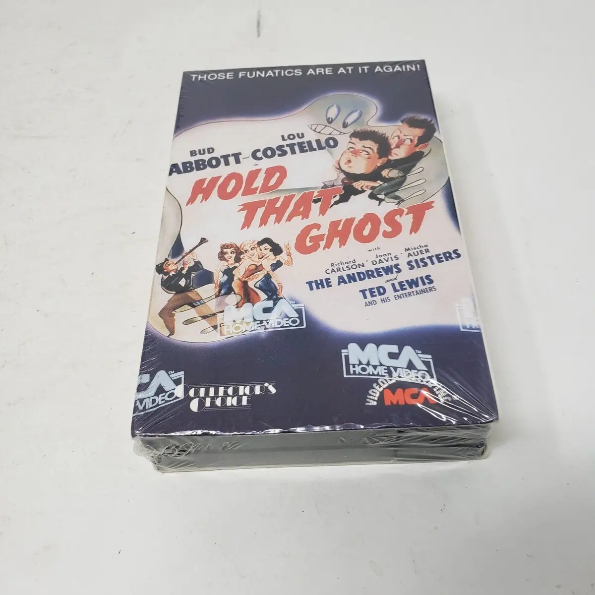 Abbott & Costello Hold That Ghost Beta Tape 1982 New Sealed Not Vhs Mca Betamax 1