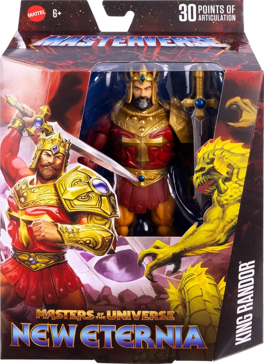 Mattel - Masters Of The Universe - New Eternia - King Randor Action Figure (Jbp79) 1