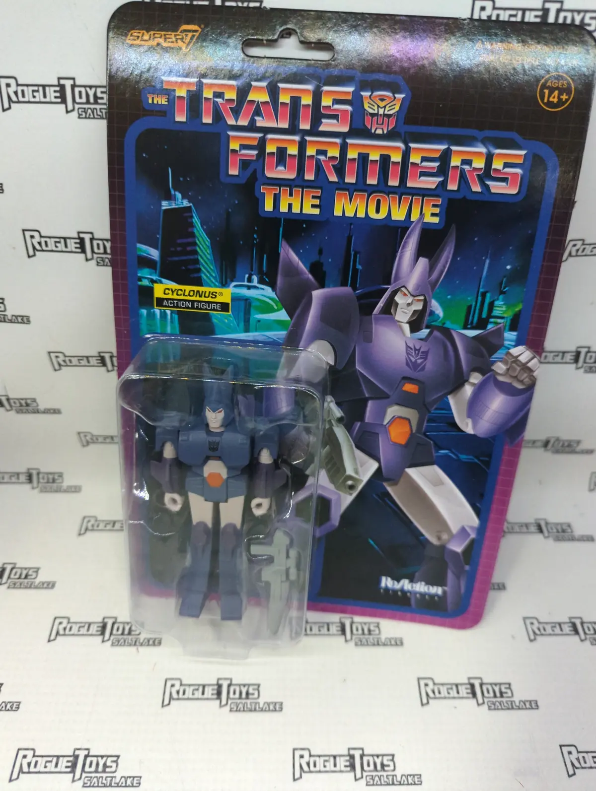Super 7 Reaction Figures Transformers The Movie Cyclonus 1