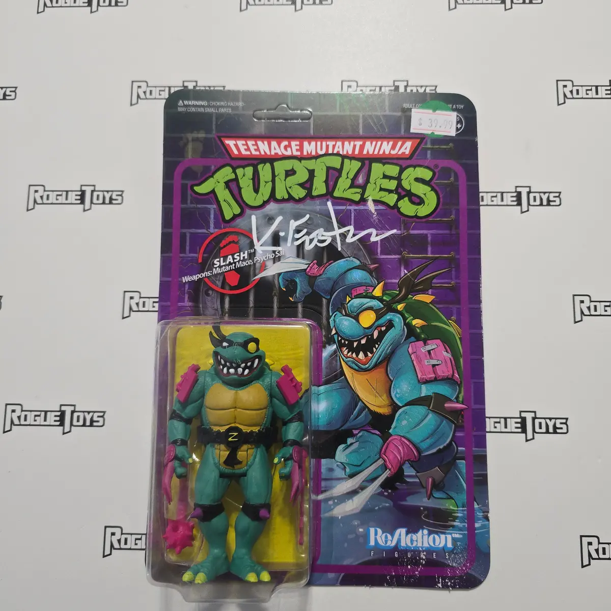 Reaction Tmnt- Slash (Autographed By Kevin Eastman) 1
