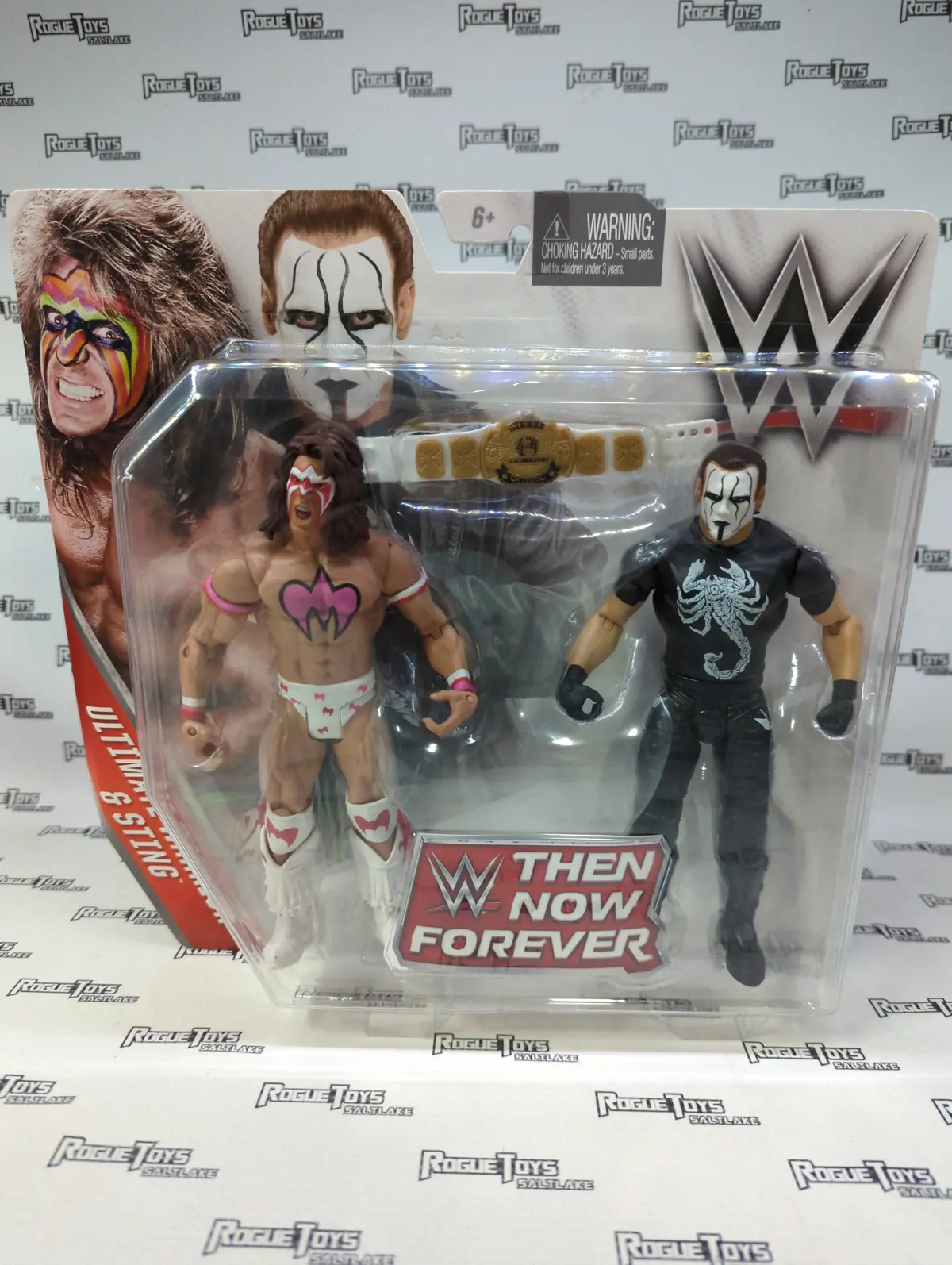 Mattel Wwe Then Now Forever Ultimate Warrior & Sting 1