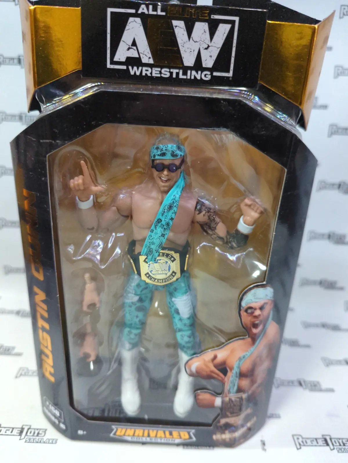 Jazwares Aew Unrivaled Collection Series 16 Austin Gunn 1