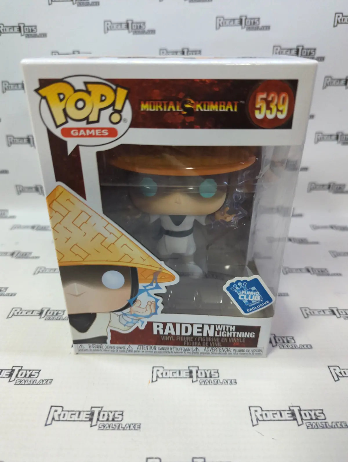 Funko Pop! Games Mortal Kombat Raiden W/Lightning (Funko Club Exclusive) 539 1