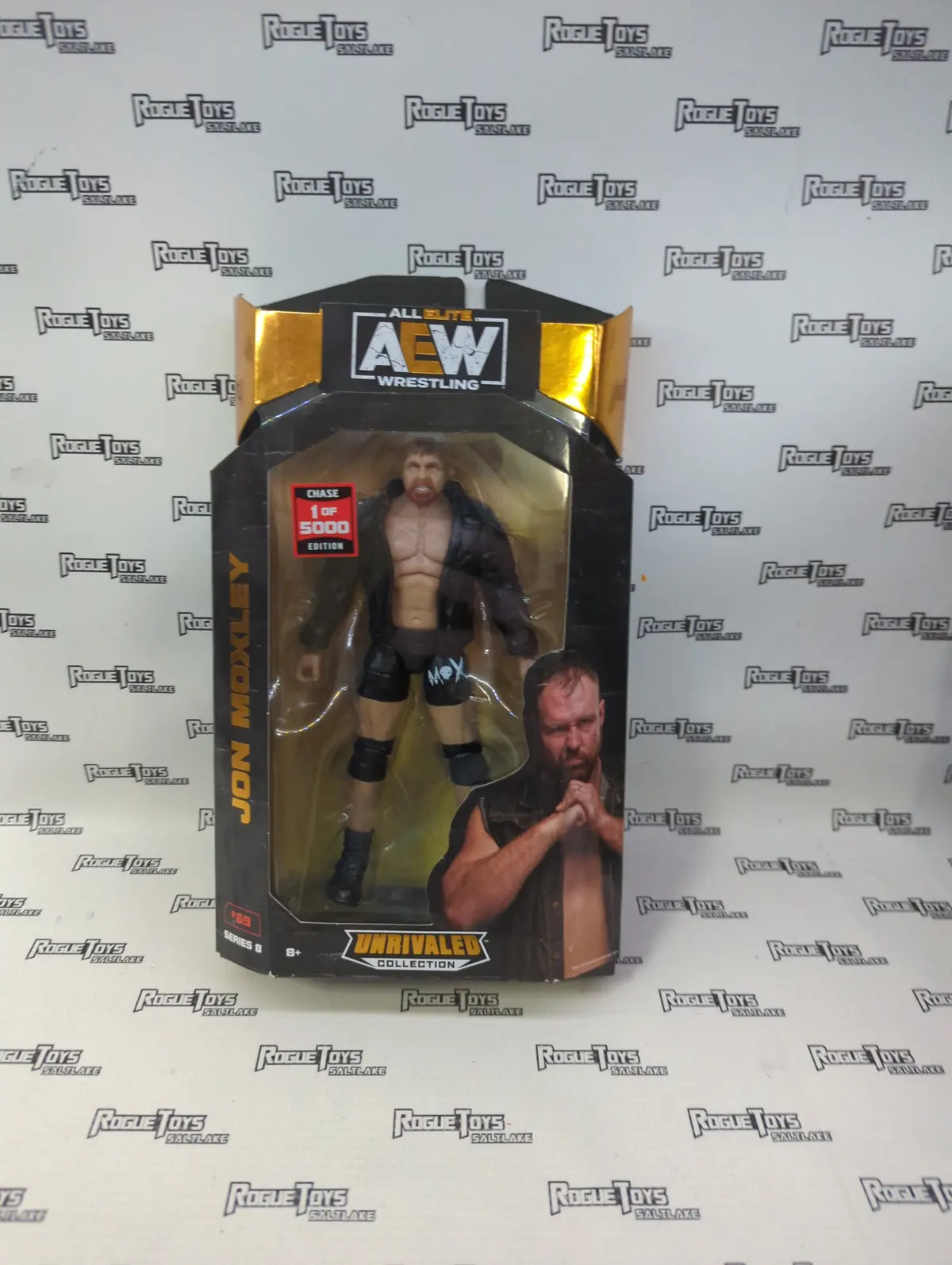 Jazwares Aew Unrivaled Collection Series  8 Jon Moxley 1 Of 5000 Chase 1