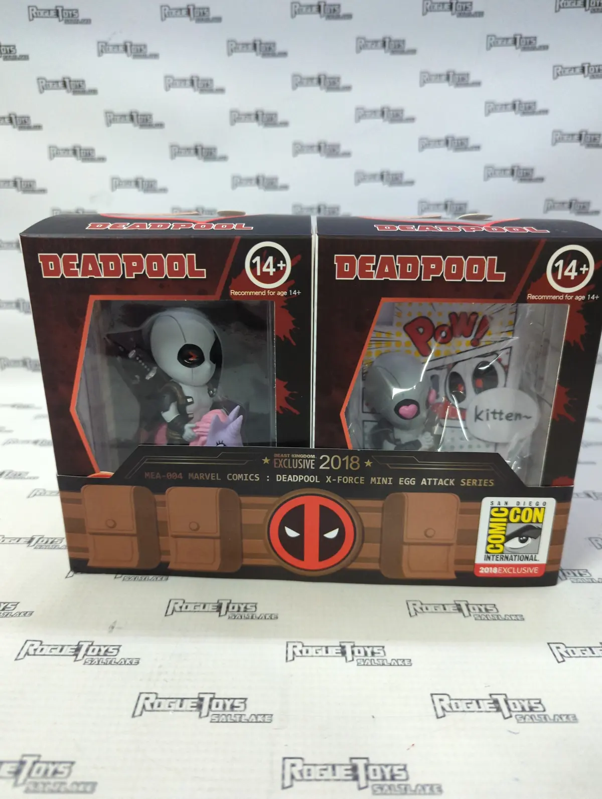 Beast Kingdom Mini Egg Attack  X-Force Deadpool Sdcc 2018 Exclusive Set 1