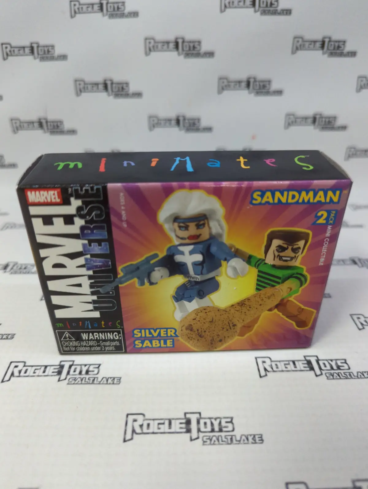 Diamond Select Marvel Universe Minimates Silver Sable & Sandman Two Pack 1