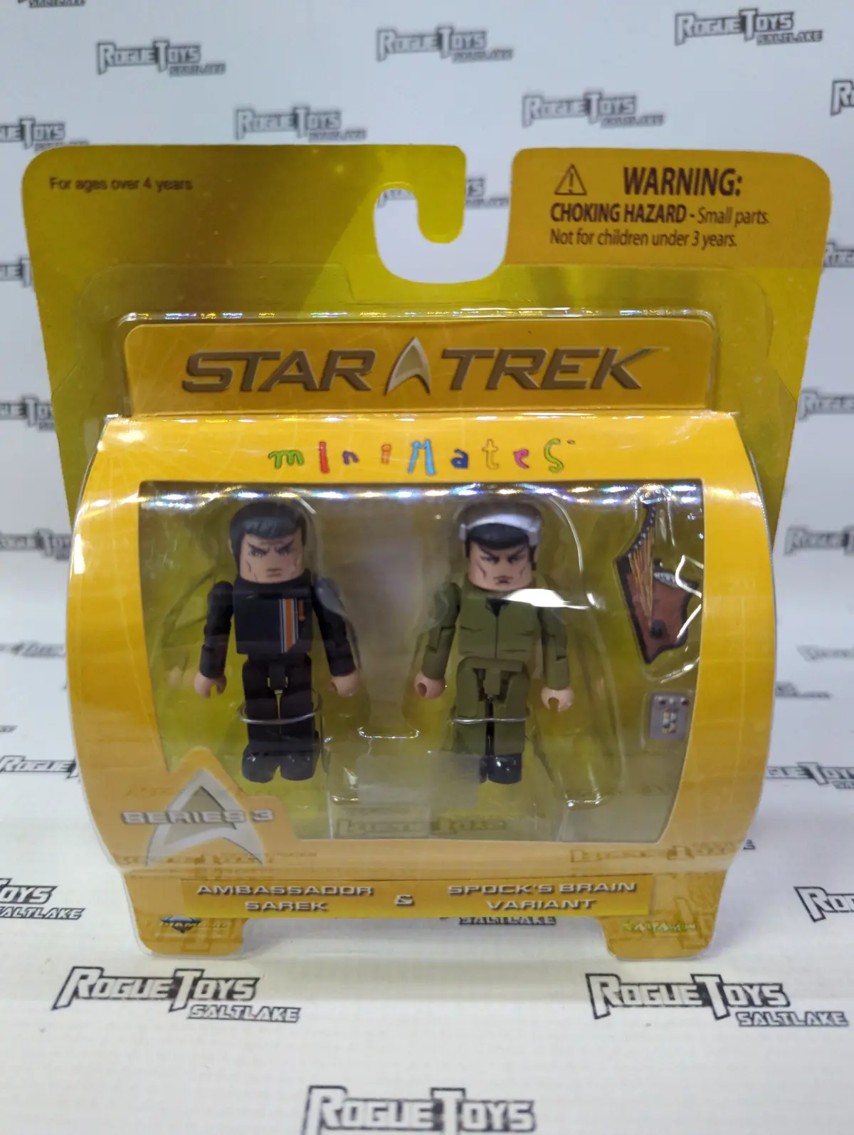 Diamond Select Minimates Star Trek Series 3 Ambassador Sarek & Spock's Brain Variant Two Pack 1
