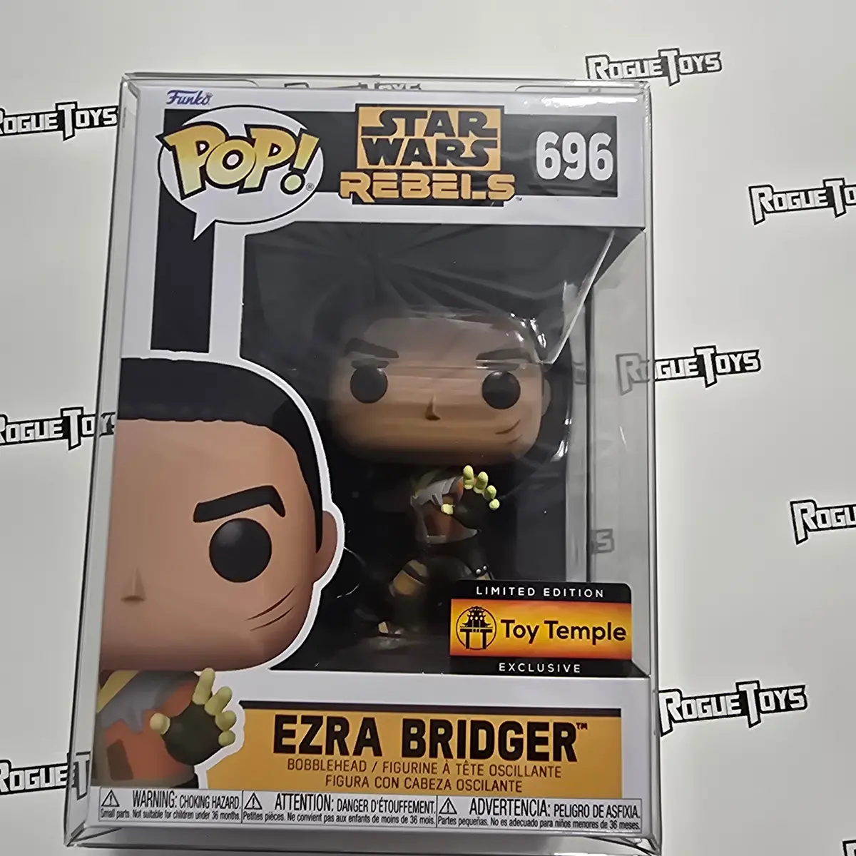 Funko Pop Star Wars Rebels- Ezra Bridger (Toy Temple Exclusive) 1