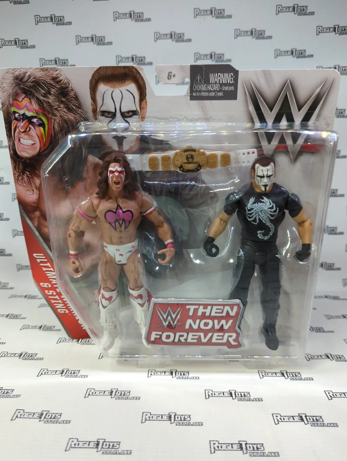 Mattel Wwe Then Now Forever Ultimate Warrior & Sting 1