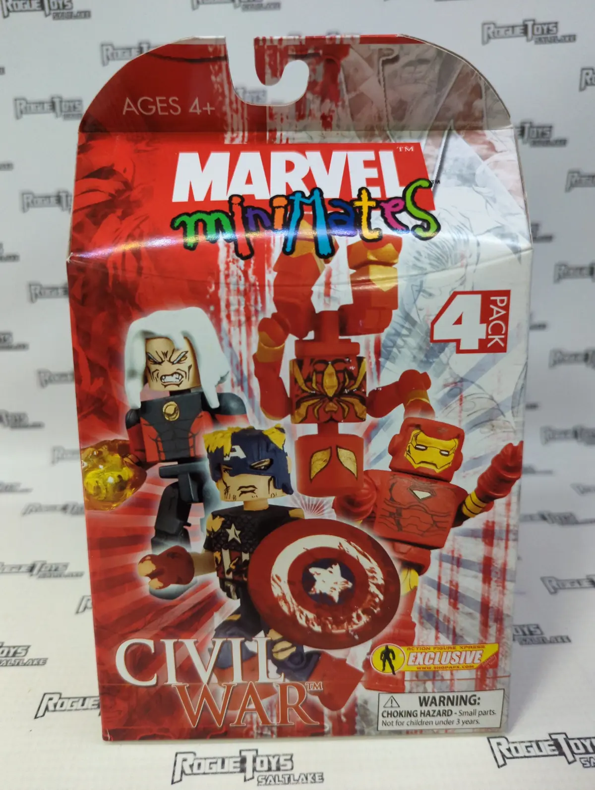 Diamond Select Action Figure Xpress Exclusive Marvel Minimates Civil War Four Pack 1