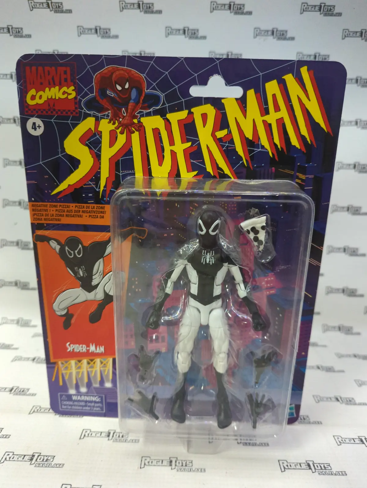 Hasbro Marvel Legends Series Spider-Man Retro Card Negative Zone Spider-Man 1