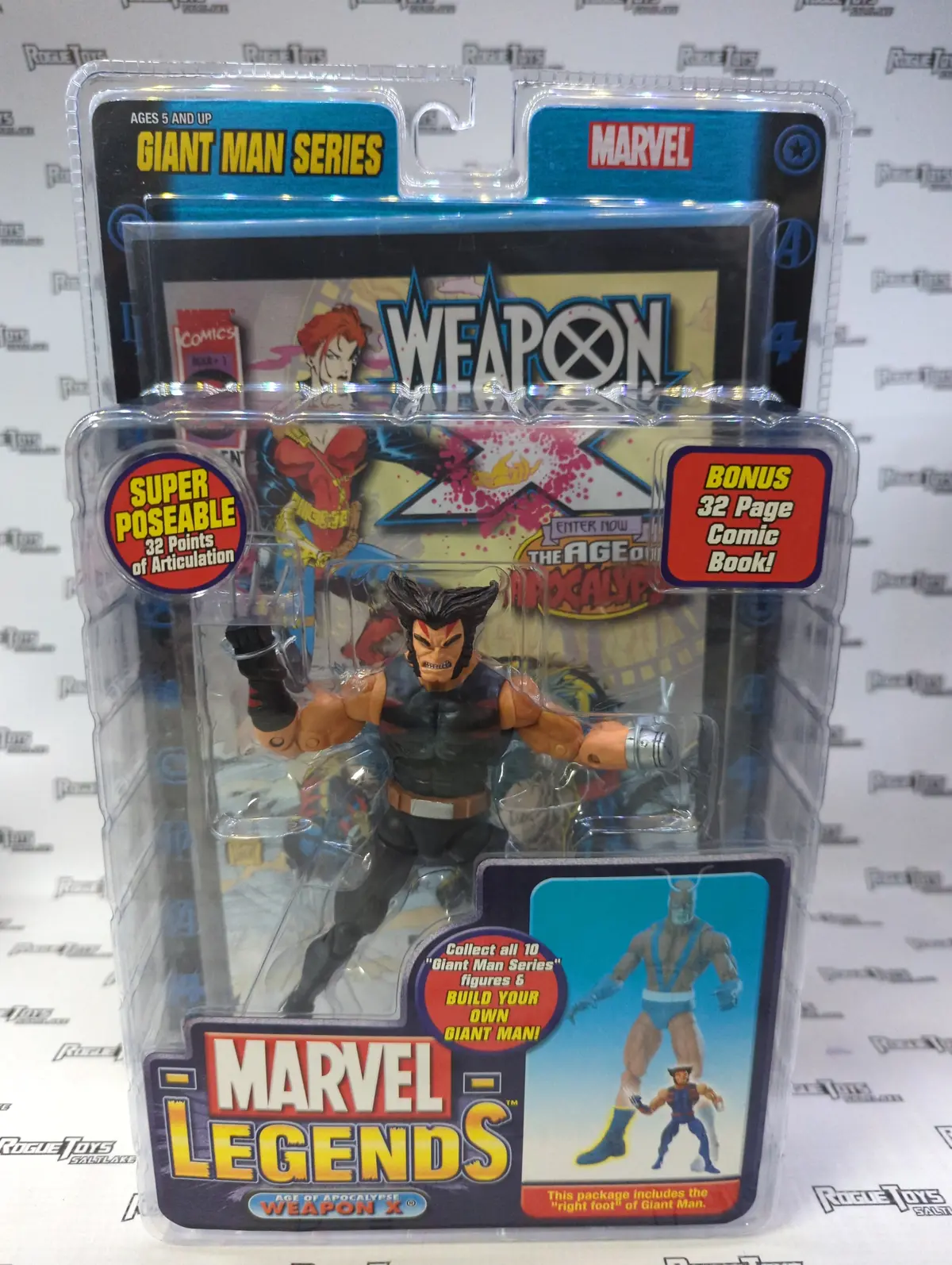 Toybiz Marvel Legends Age Of Apocalypse Weapon X (Giant Man Series) 1