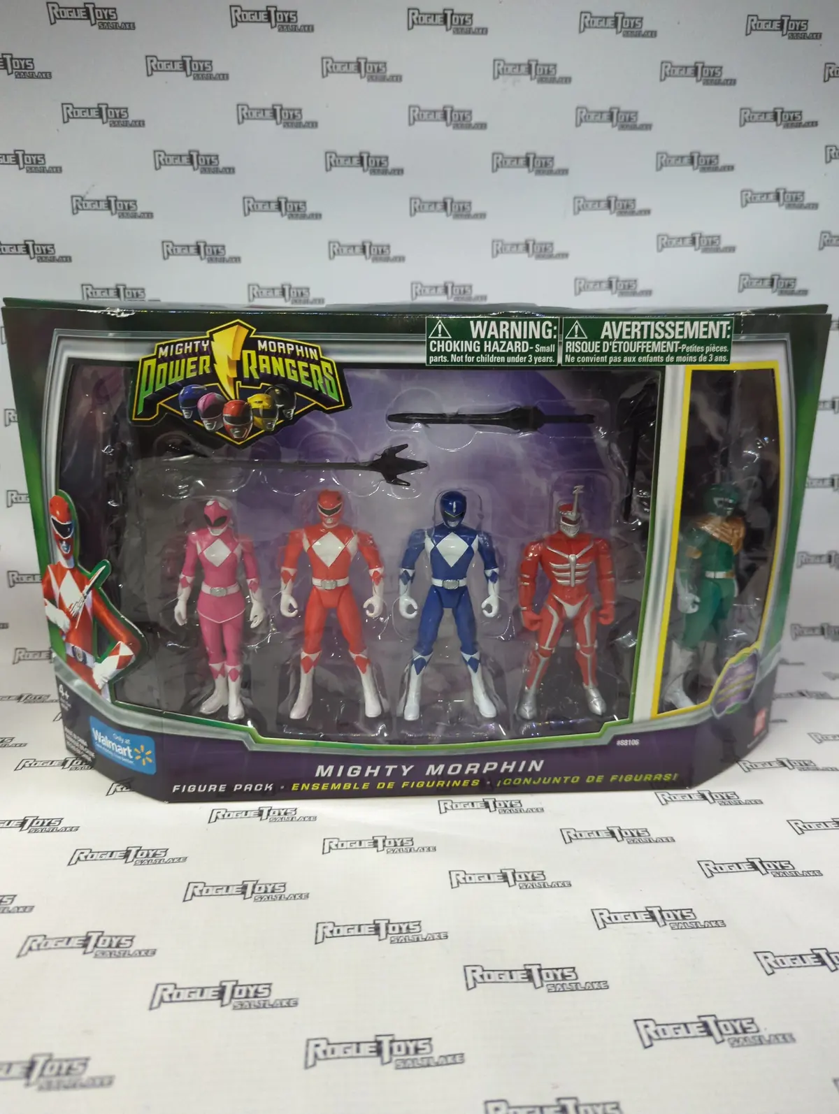 Bandai Mighty Morphin Power Rangers Walmart Exclusive Mighty Morphin Figure Pack 1
