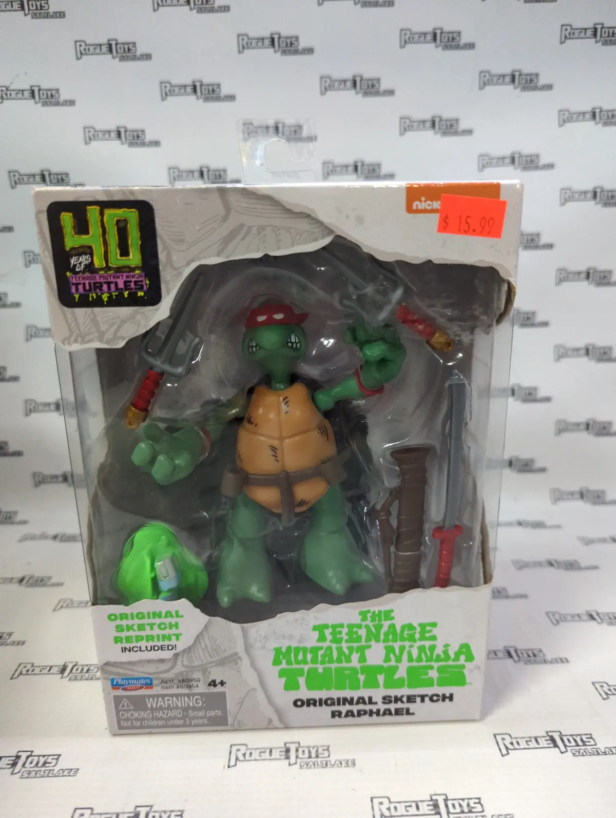 Playmates Teenage Mutant Ninja Turtles Original Sketch Raphael 1
