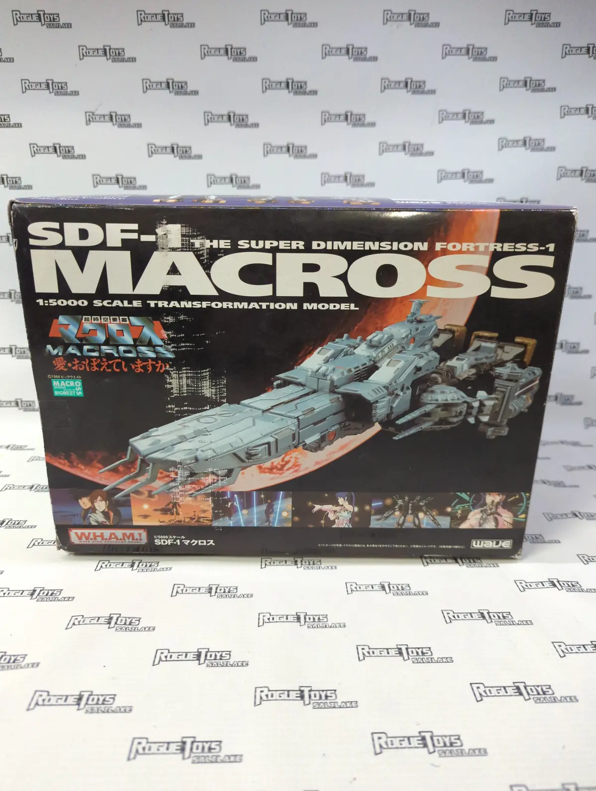 Wave W.H.A.M. Macross Sdf‐1 The Super Dimension Fortress-1 1:5000 Scale Transformation Model 1