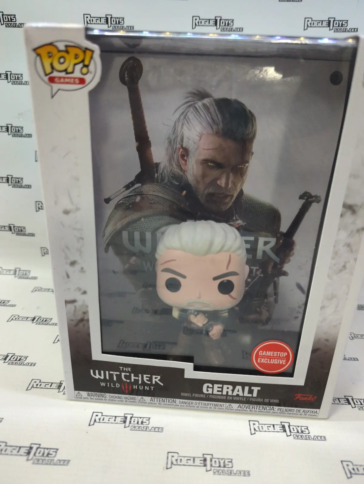 Funko Pop! Games The Witcher Iii Wild Hunt Geralt ( Gamestop Exclusive) 02 1