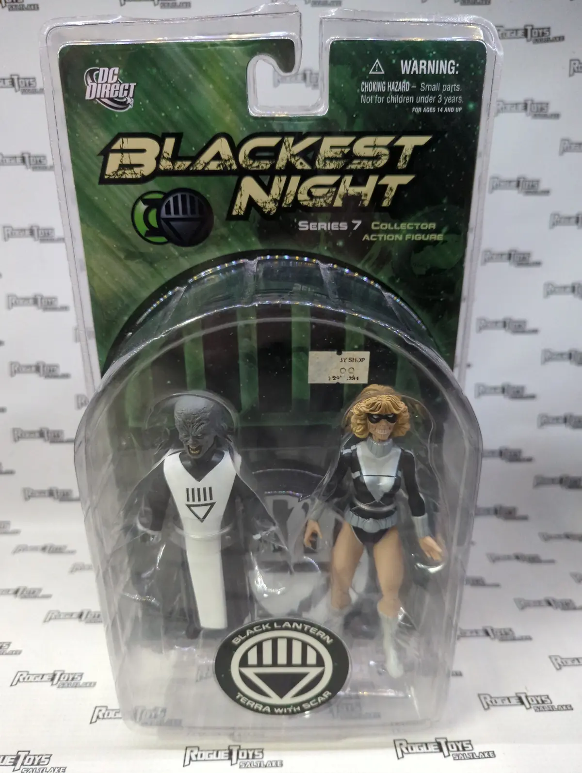 Dc Direct Blackest Night Series 7 Black Lantern Terra With Scar 1