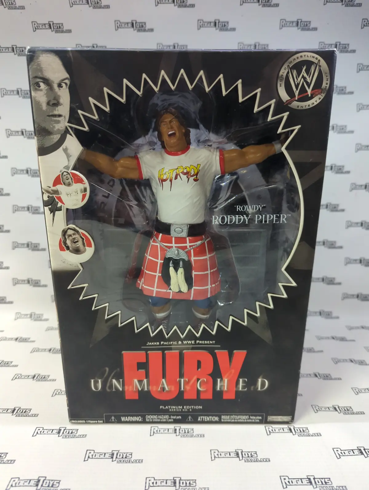 Jakks Pacific Wwe Unmatched Fury "Rowdy" Roddy Piper 1