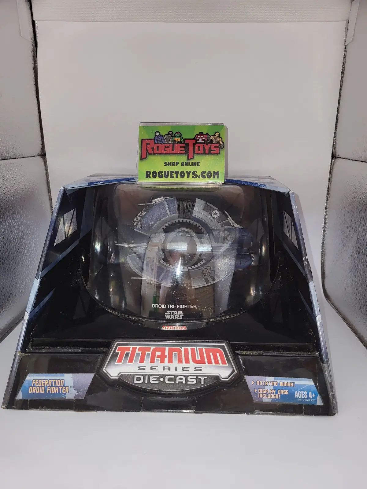 Galoob Star Wars Titanium Series- Federation Droid Fighter 1