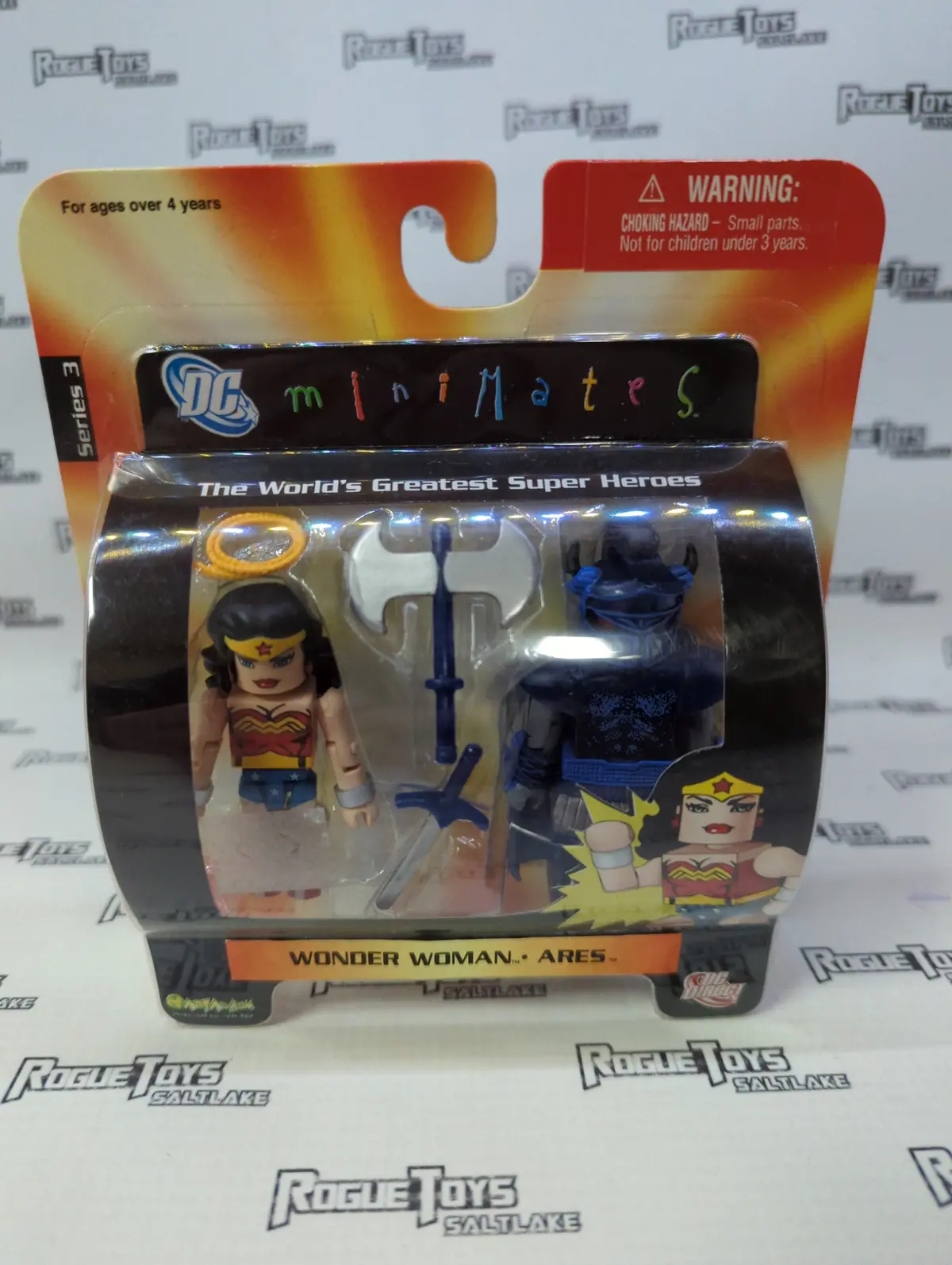 Diamond Select Dc Minimates Series 3 Wonder Woman & Ares Two Pack 1