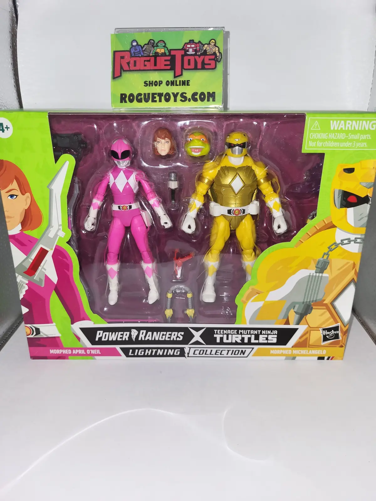 Hasbro Mmpr X Tmnt- April O'neil / Michelangelo 1