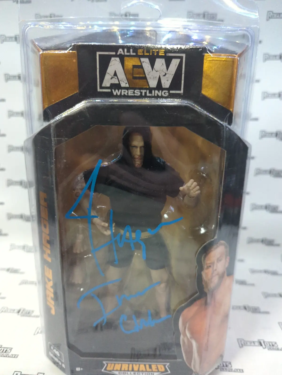 Jazwares Aew Unrivaled Collection Series 6 Signed Jake Hager 1