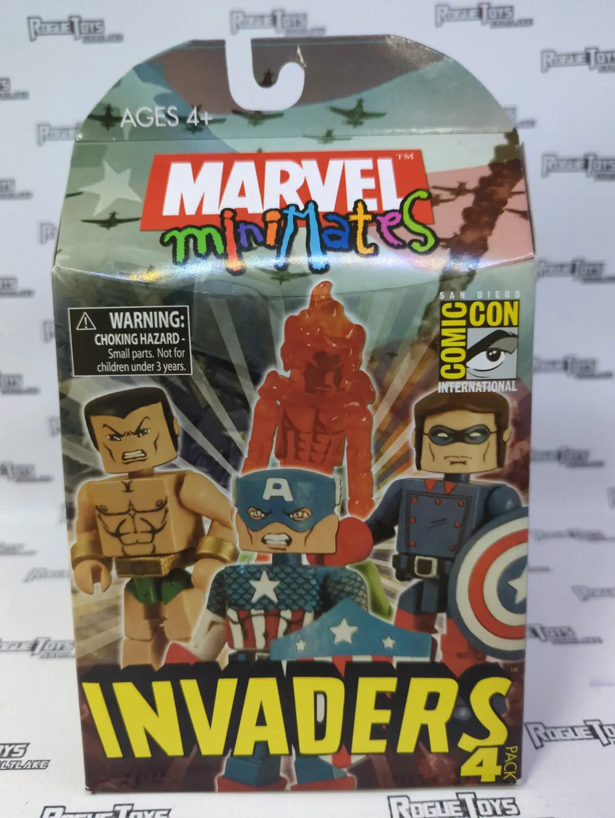 Diamond Select Sdcc Exclusive Marvel Minimates Invaders Four Pack 1