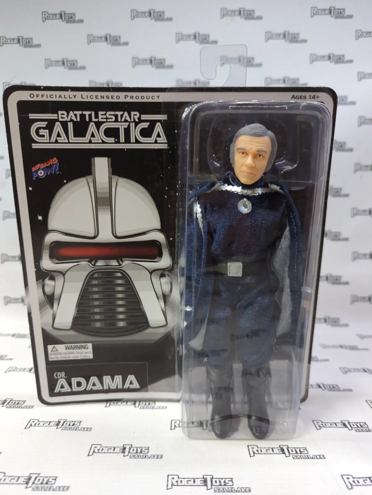 Bif Bang Pow! Emce Toys Battlestar Galactica Cdr. Adama 1