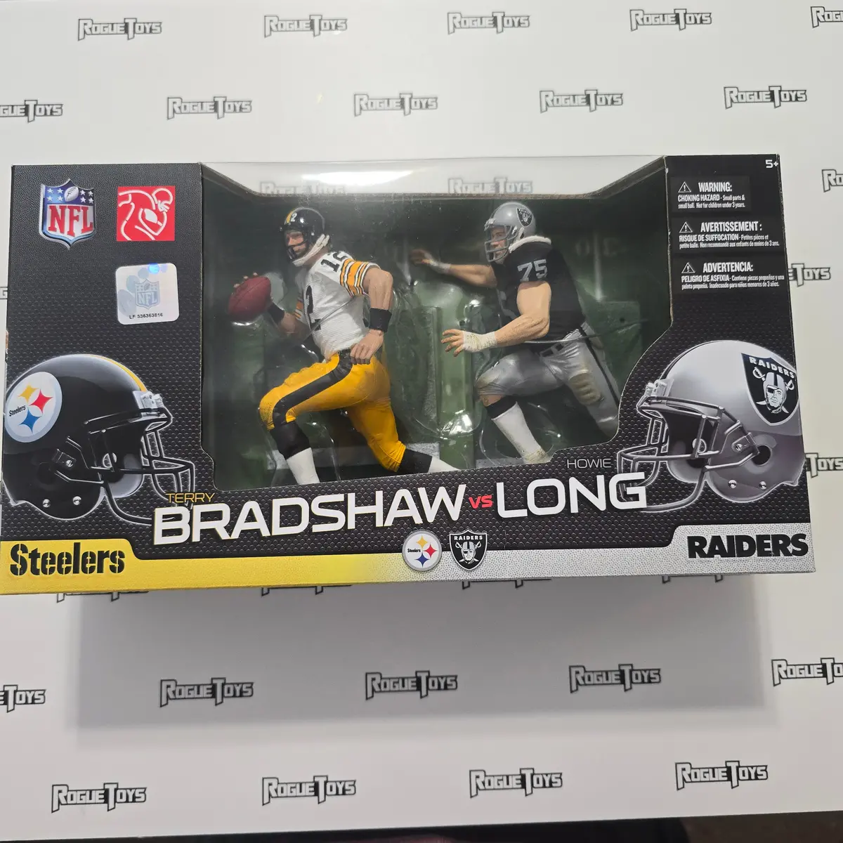 Mcfarlane Nfl Pittsburgh Steelers Vs L.A. Raiders 2 Pack- Terry Bradshaw Vs Howie Long 1