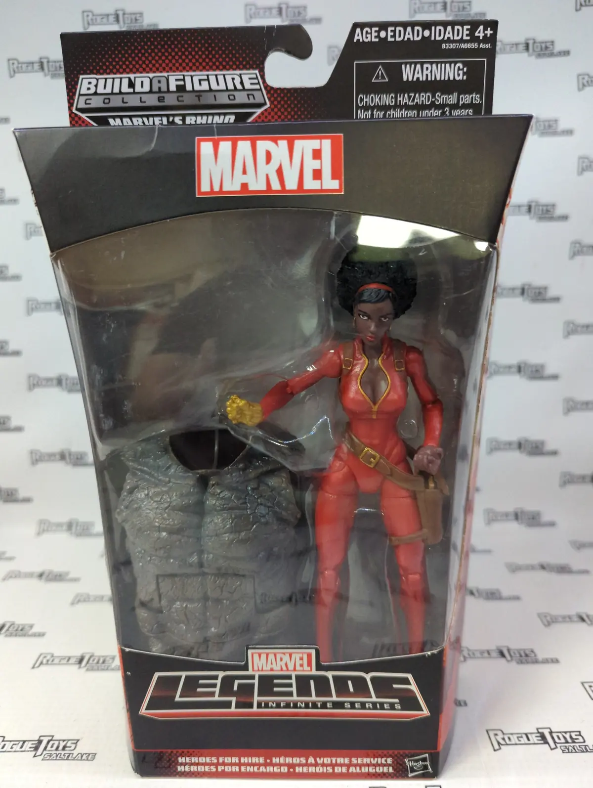 Hasbro Marvel Legends Series Misty Knight (Rhino Baf Wave) 1