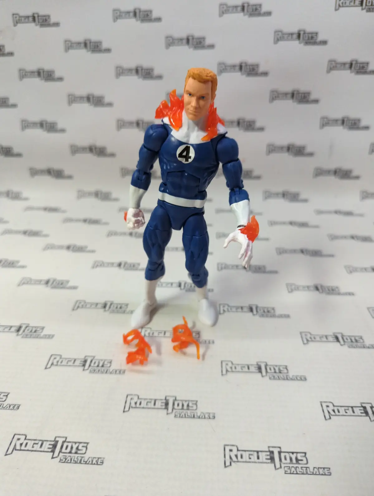 Hasbro Marvel Legends Series Fantastic Four Retro Card Johnny Storm 1