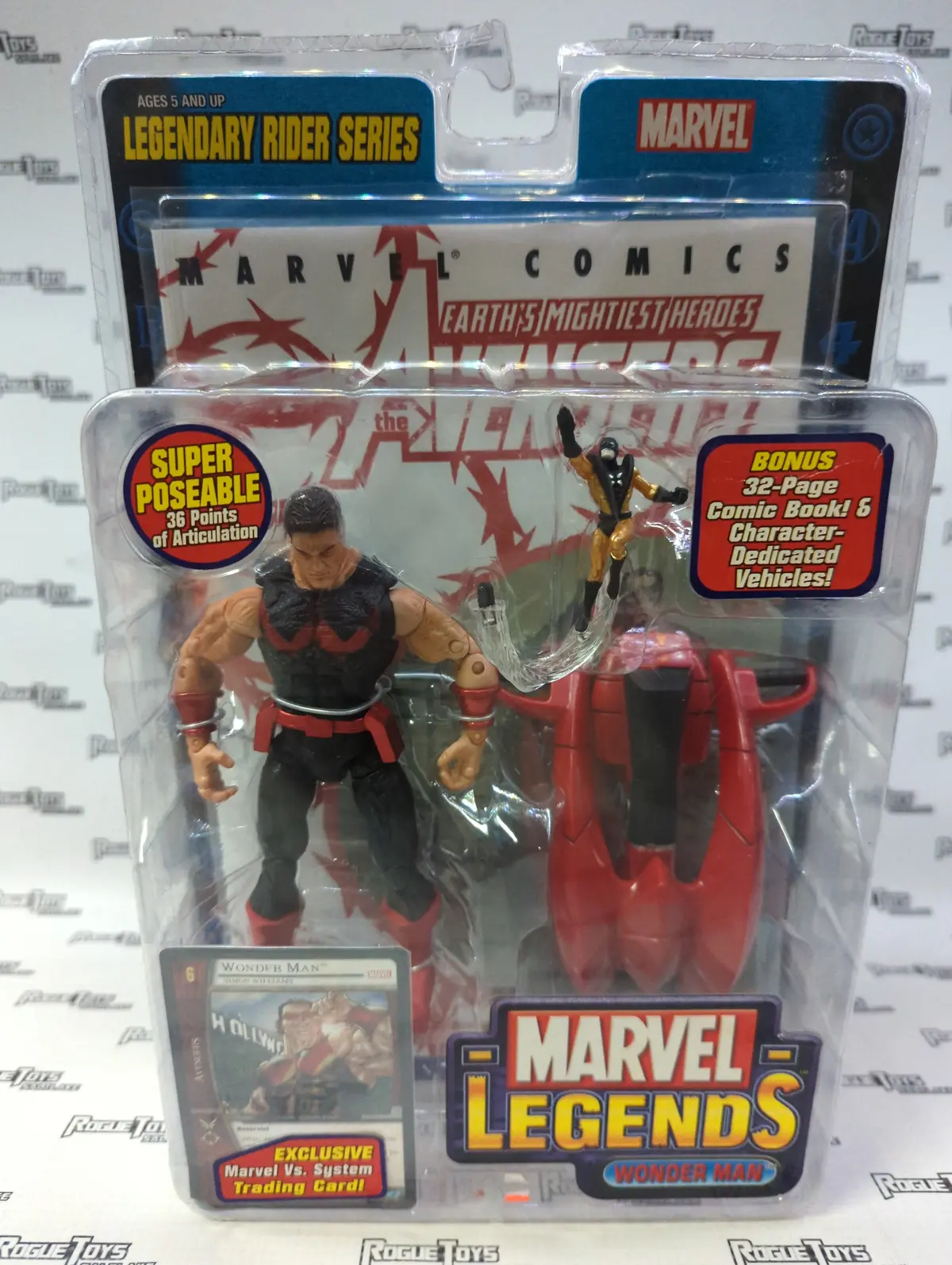 Toybiz Marvel Legends Wonder Man (Legendary Rider Series) 1