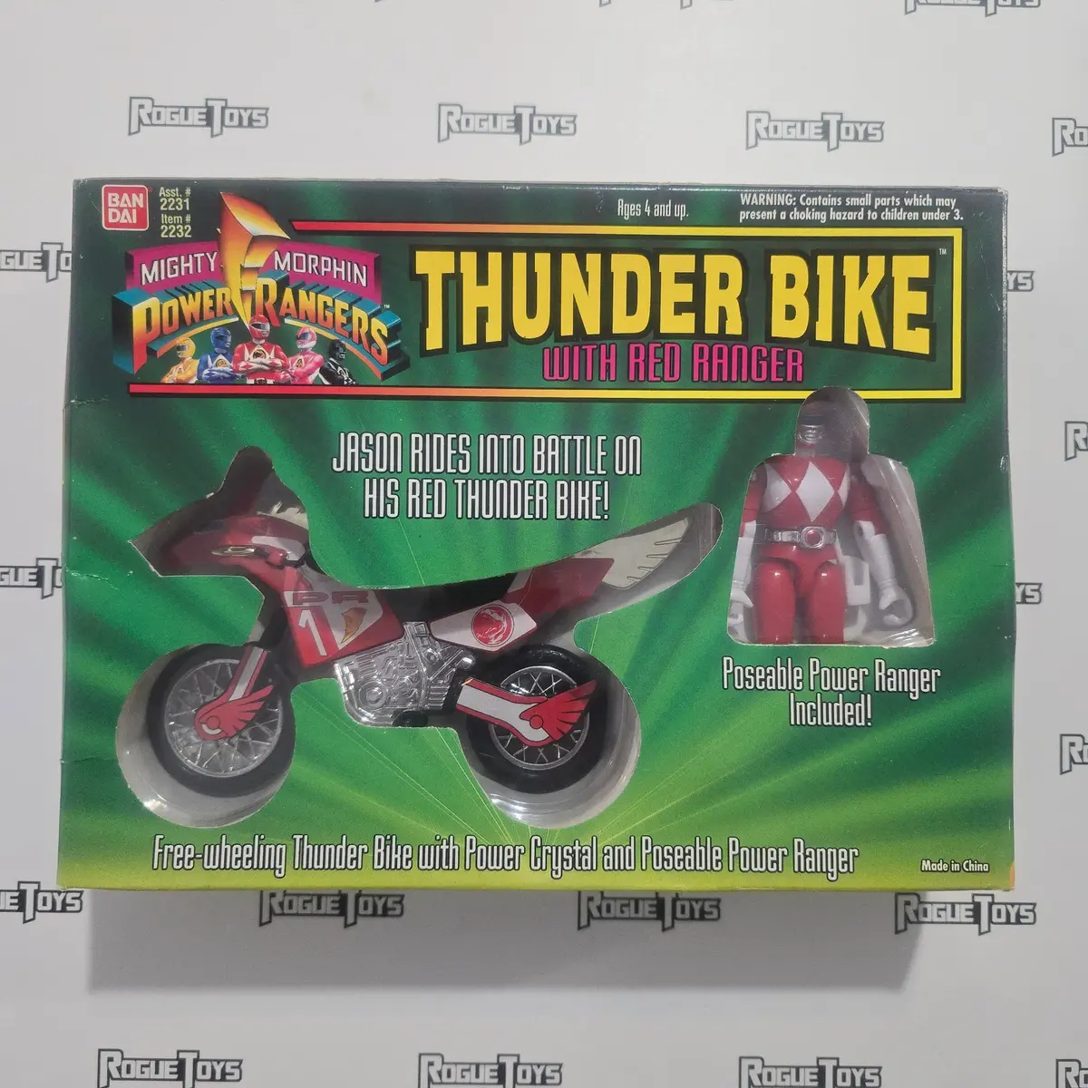 Bandai Mmpr- Thundercats Bike With Red Ranger 1