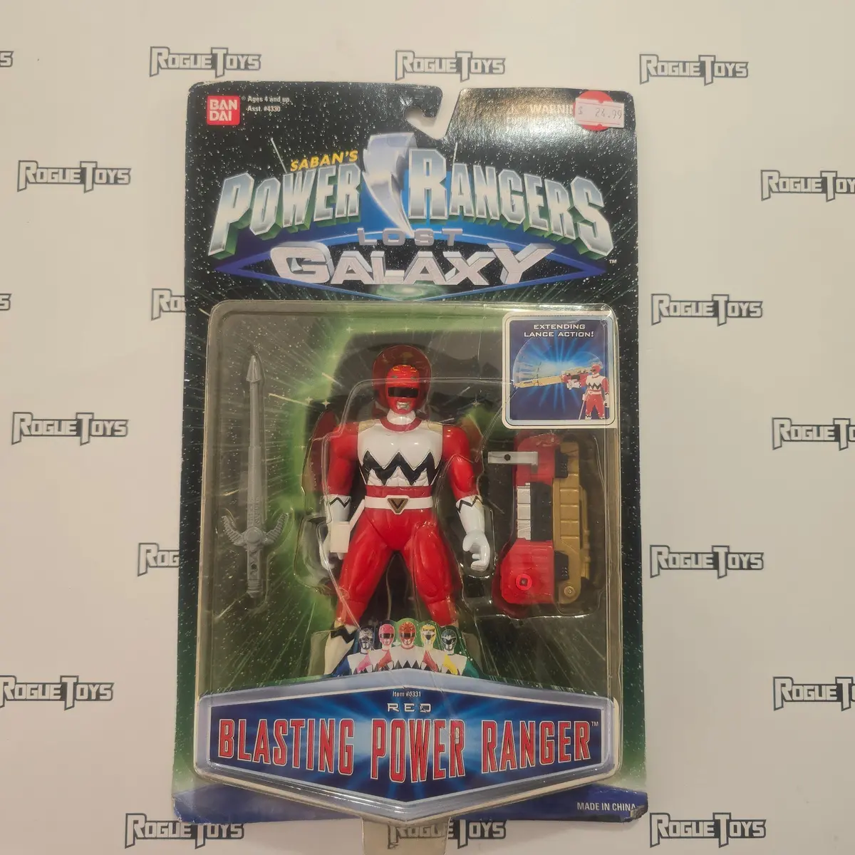 Bandai Power Rangers Lost Galaxy- Blasting Power Red Ranger 1