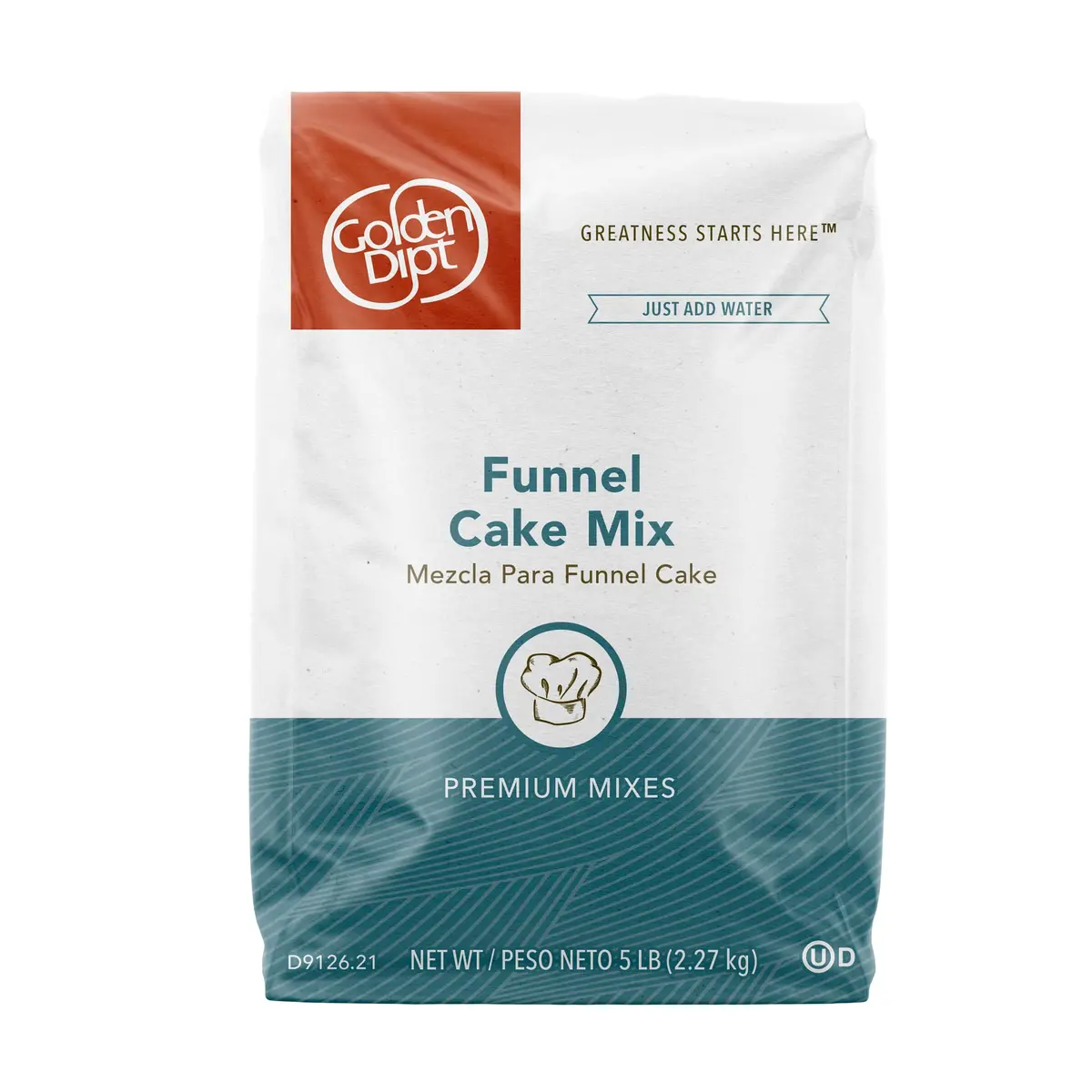 Golden Dipt Funnel Cake Mix - 6 X 5 Lb 1