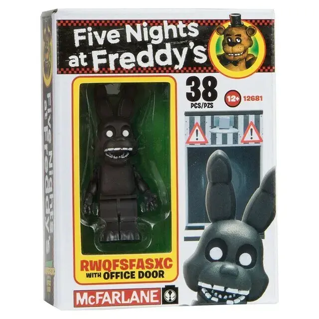 Mcfarlane Toys - Five Nights At Freddy'S 2 - Rwqfsfasxc With Office Door Building Toy (12681) Low Stock 1