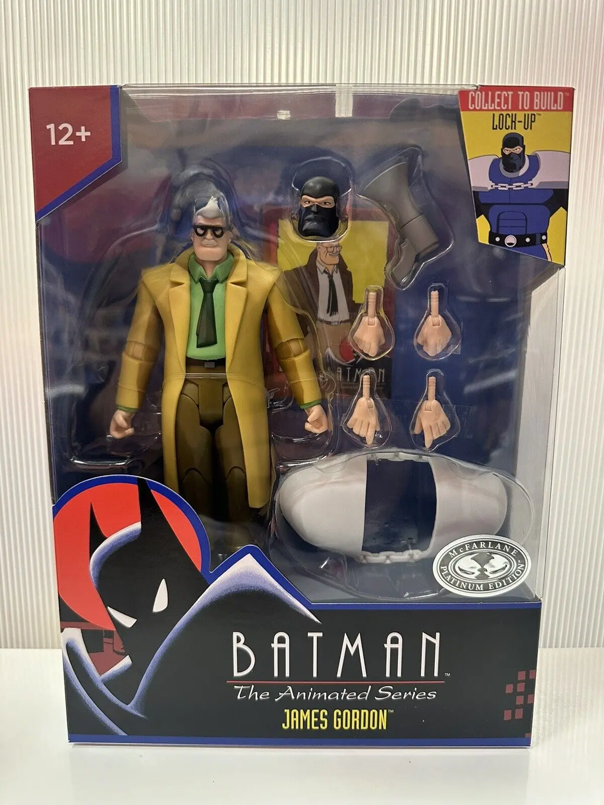 Mcfarlane - Batman: The Animated Series - James Gordon (Platinum Edition) [Lock-Up Baf] Figure 17619 Low Stock 1