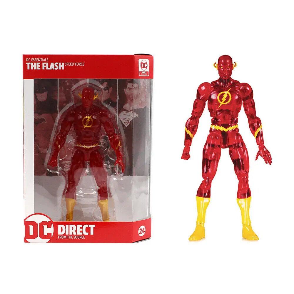 Dc Direct - Dc Essentials #24 - The Flash (Speed Force) Action Figure (36690) Low Stock 1