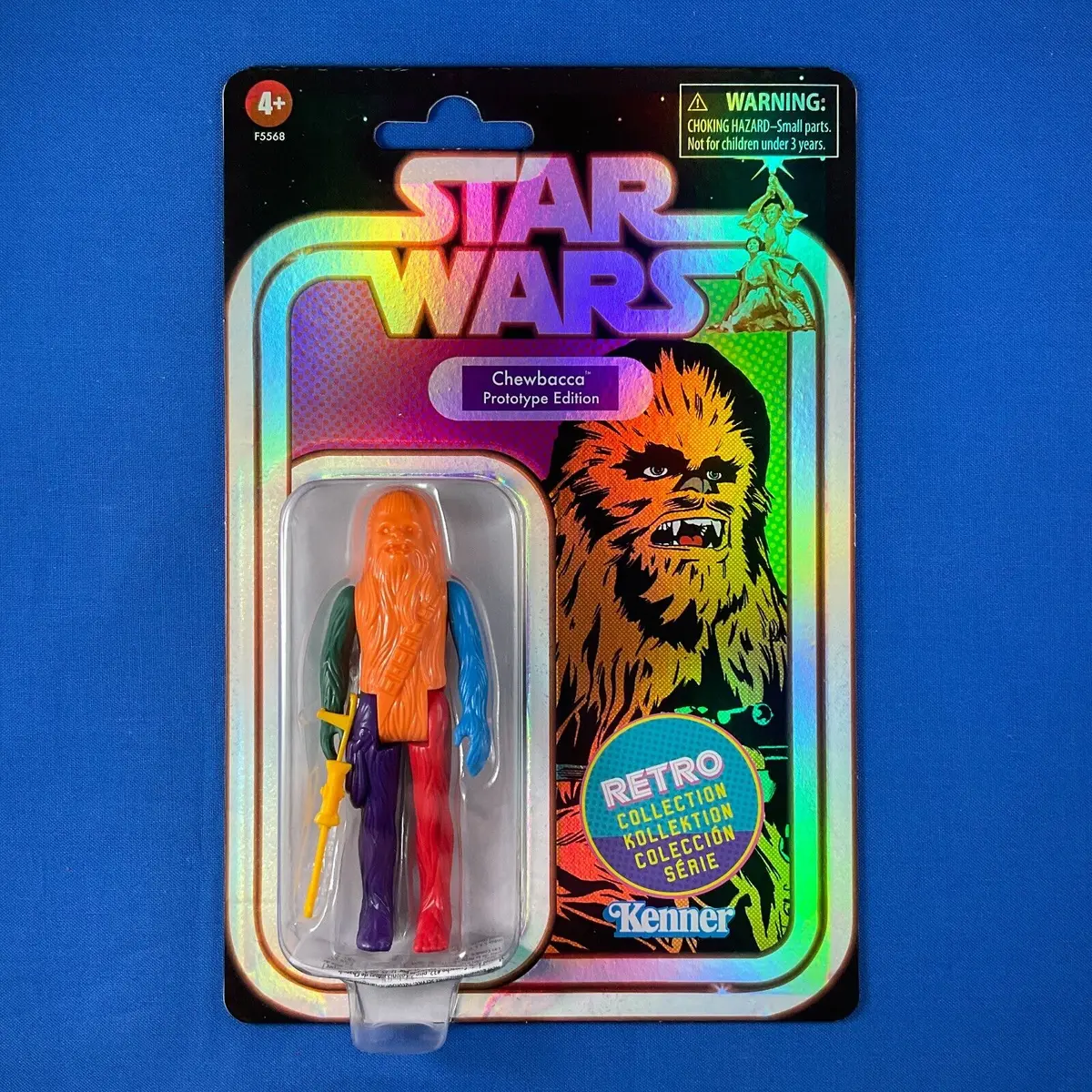 Star Wars: The Retro Collection - Chewbacca Prototype Edition Action Figure (F5568) Orange Torso Last One! 1