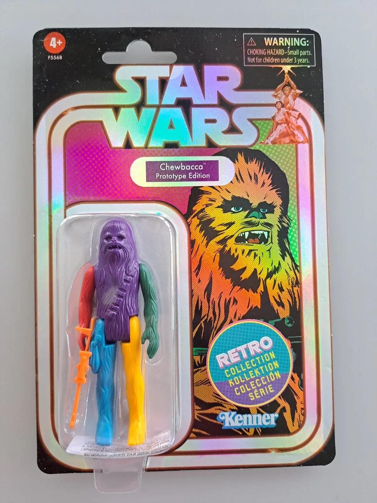 Star Wars: The Retro Collection - Chewbacca Prototype Edition Action Figure (F5568) Purple Torso Last One! 1
