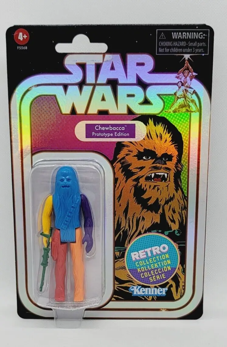 Star Wars: The Retro Collection - Chewbacca Prototype Edition Action Figure (F5568) Blue Torso Low Stock 1