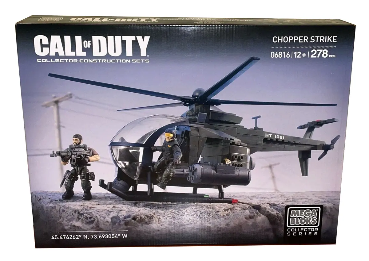 Mega Bloks - Call Of Duty - Chopper Strike Collector Construction Sets (06816) Retired Last One! 1