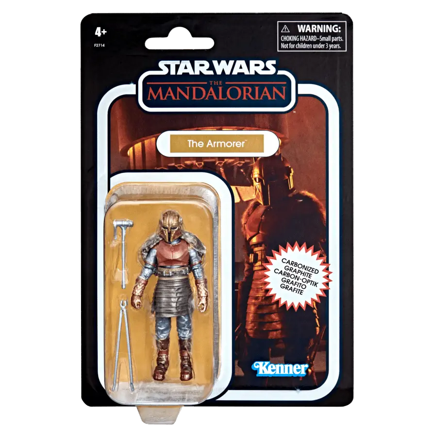 Kenner - Star Wars: The Vintage Collection - The Mandalorian - The Armorer (F2714) Exclusive Carbonized Action Figure 1
