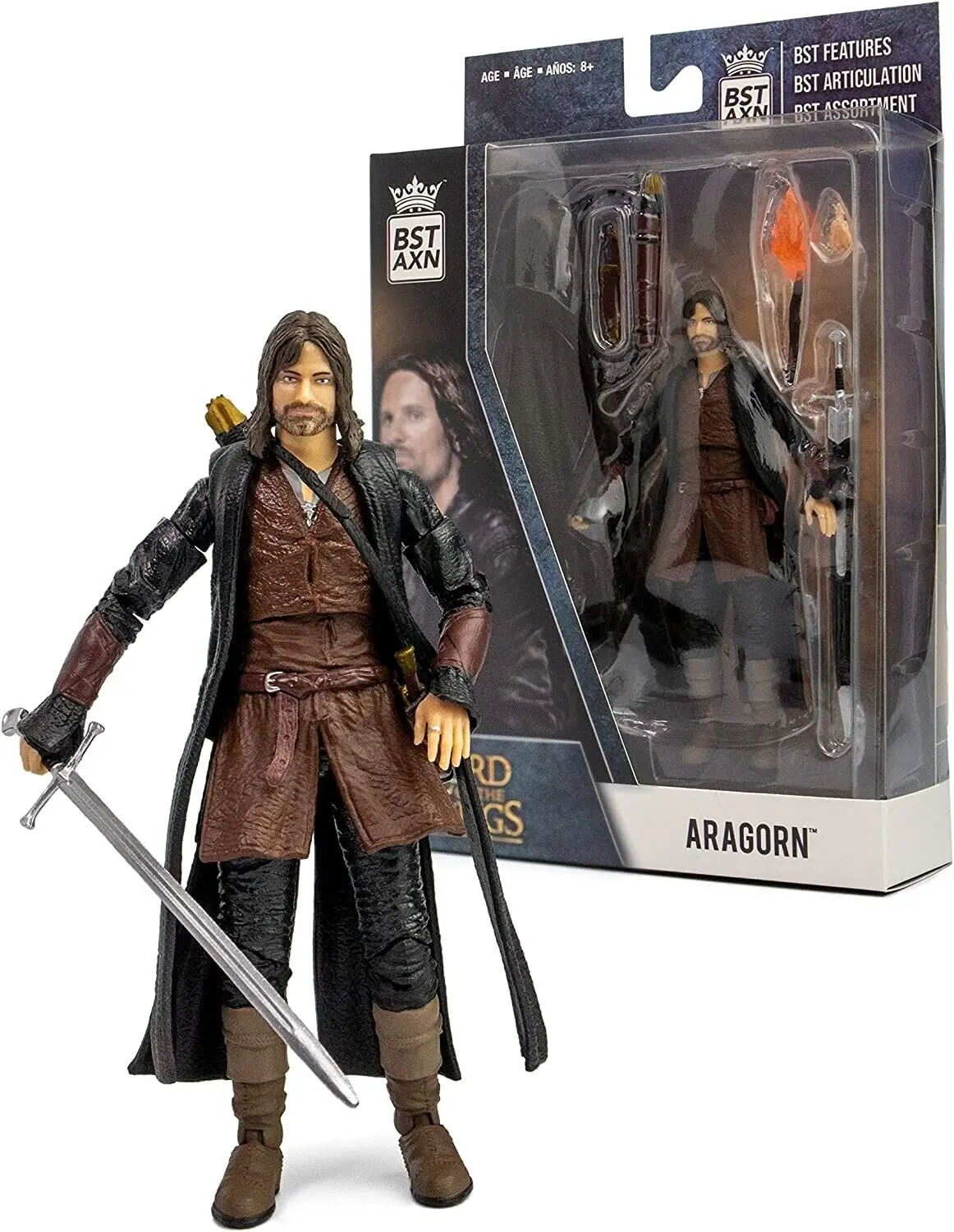 The Loyal Subjects Bst Axn - The Lord Of The Rings - Aragorn Action Figure (00874) Low Stock 1