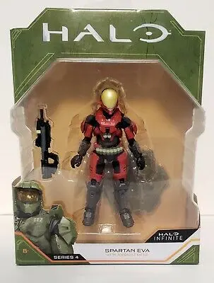 Halo Infinite - Series 4 - Spartan Eva (With Assault Rifle) Action Figure (Hlw0087) Last One! 1