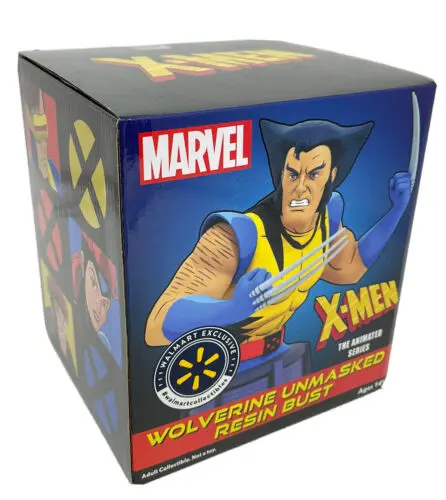 Diamond Select - Marvel X-Men Animated Unmasked Wolverine Exclusive Resin Bust (83785) Low Stock 1