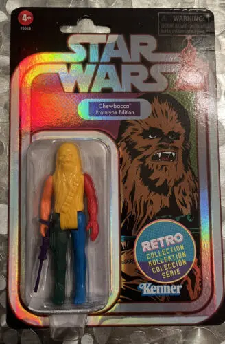 Star Wars: The Retro Collection - Chewbacca Prototype Edition Action Figure (F5568) Yellow Torso Low Stock 1