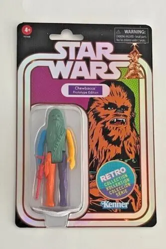 Star Wars: The Retro Collection - Chewbacca Prototype Edition Action Figure (F5568) Green Torso Low Stock 1